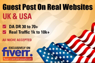 publish guest post on USA or UK real blogs, usa guest post