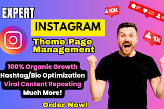 promote and grow your instagram theme page for organic growth and engagement
