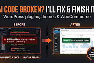 rescue your buggy chatgpt, claude or cursor wordpress plugin and finish it