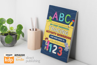 do custom kids activity book, kdp worksheets, coloring pages