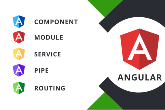 do some modules for your project with angular