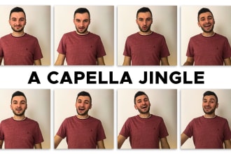 create and sing acapella jingle