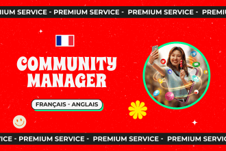 be your monthly french or english social media manager