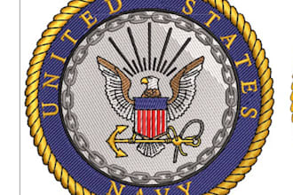do embroidery digitizing logo in dst ofm pes in 1 hour