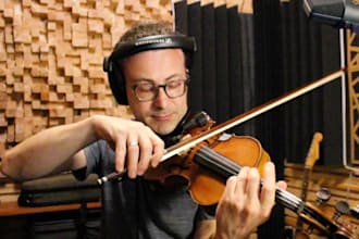 record live orchestral strings, including arrangement