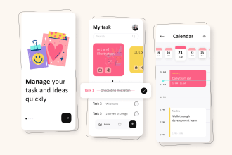 design UI UX for mobile app for ios and android