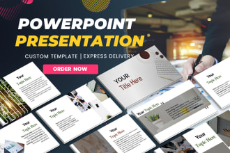 design powerpoint presentation and pitch deck professionally