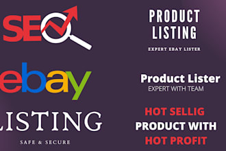 do ebay product listing, ebay lister, product SEO ranking