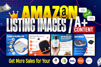 do amazon listing images and ebc, a plus content design
