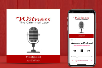 design unique podcast cover art and podcast logo