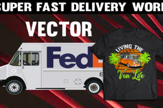 draw vintage  car vector illustration  t shirt design for you