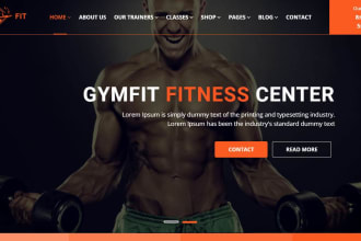 design wordpress website about fitness trainer mindset coach