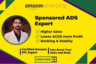 setup and manage amazon PPC campaigns, optimized advertising ads, sponsored ad