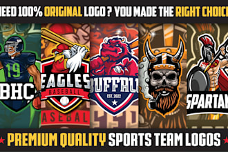 design a mascot logo for sports team or esports gaming team
