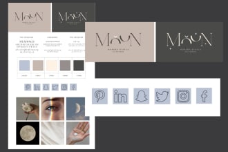design a clean brand book or guide for your business