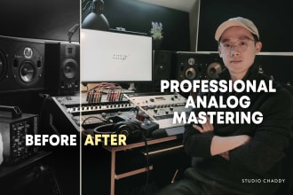 master your music professionally with analog gear