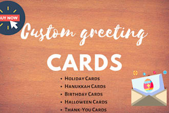 do custom greeting cards or invitation cards