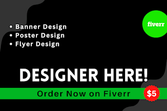 design flyer banner and poster, food, real estate, party