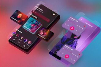design uiux or prototype wireframe mockup for mobile app
