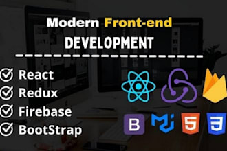 do modern frontend web development using react redux