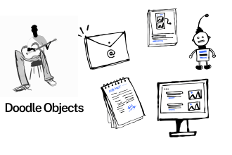 create hand drawn doodles and doodle art for any purpose