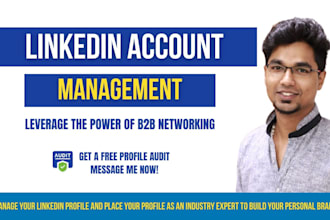 optimize and manage linkedin profile and business page