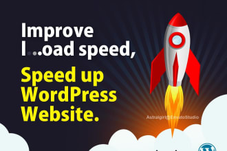 speed up your wordpress and woocommerce website or webshop in 24h