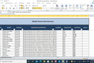 do web research, sales directories, emails and contact info