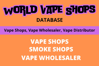 give you world vape shops database