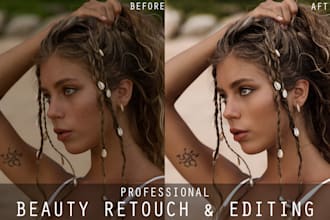 do professional magazine quality photo retouching