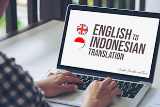 translate english to indonesian properly