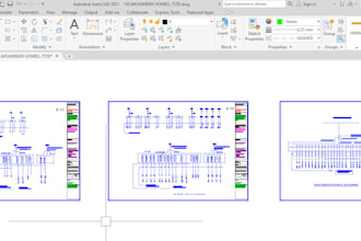 do autocad electrical drawings, sld and panel design