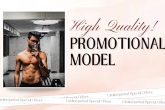 be your professional male model for photos and videos