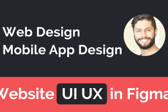 do figma website, website ui design and figma design website