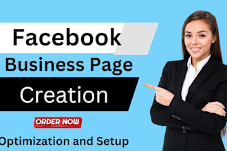 do facebook business page creation , fan page setup , fb banner, cover design