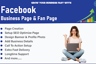 create impressive fb page, fan page setup, fb image, fb banner, fb marketing