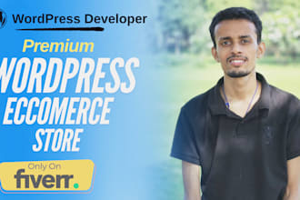 develop a responsive wordpress ecommerce store