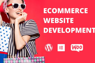 build a modern wordpress ecommerce website or woocommerce store