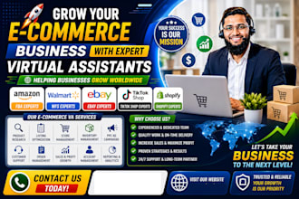 be your VA for amazon, ebay to walmart virtual assistant