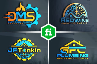 do plumbing, heating, air conditioning, hvac, oil gas and solar logo