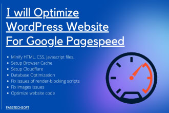 optimize wordpress website for google pagespeed insights