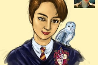 draw you as a harry potter student