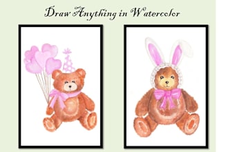 draw anything in watercolor