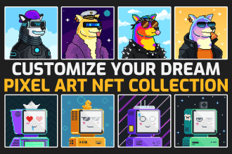 create quality pixel art nft collection