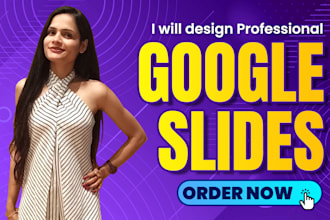 design professional eye catching google slides design