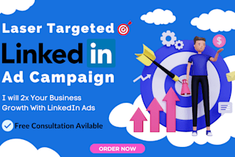 setup laser targeted linkedin advertising ads campaign in your ads manager