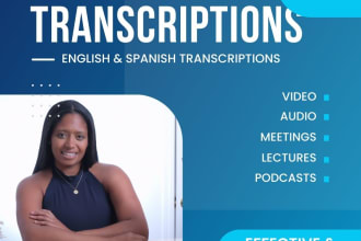 complete video and audio transcription