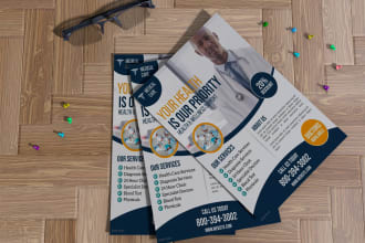 design food restaurant hotel medical flyer poster and brochure