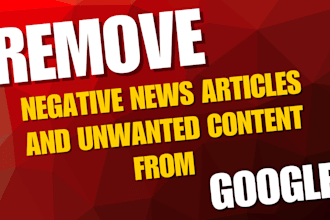 remove negative news articles delete negative links mugshots from google