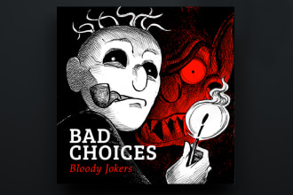 illustrate and design your album or single cover for spotify